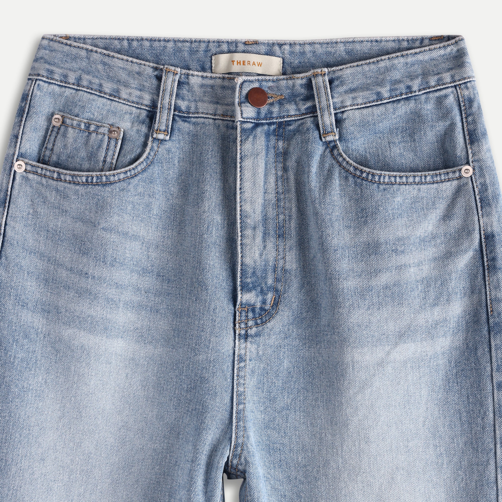 Raw Hemline Denim Jeans