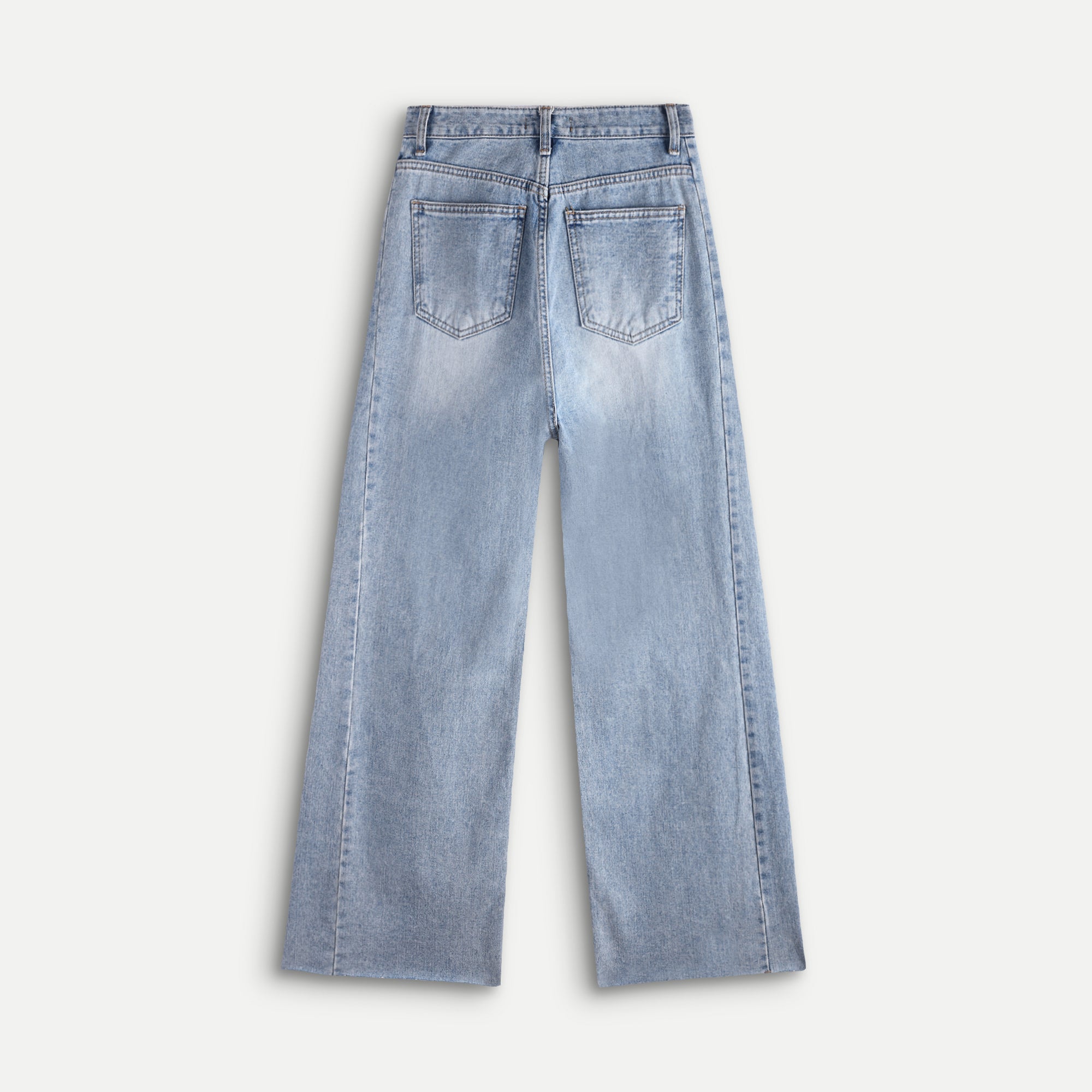 Raw Hemline Denim Jeans