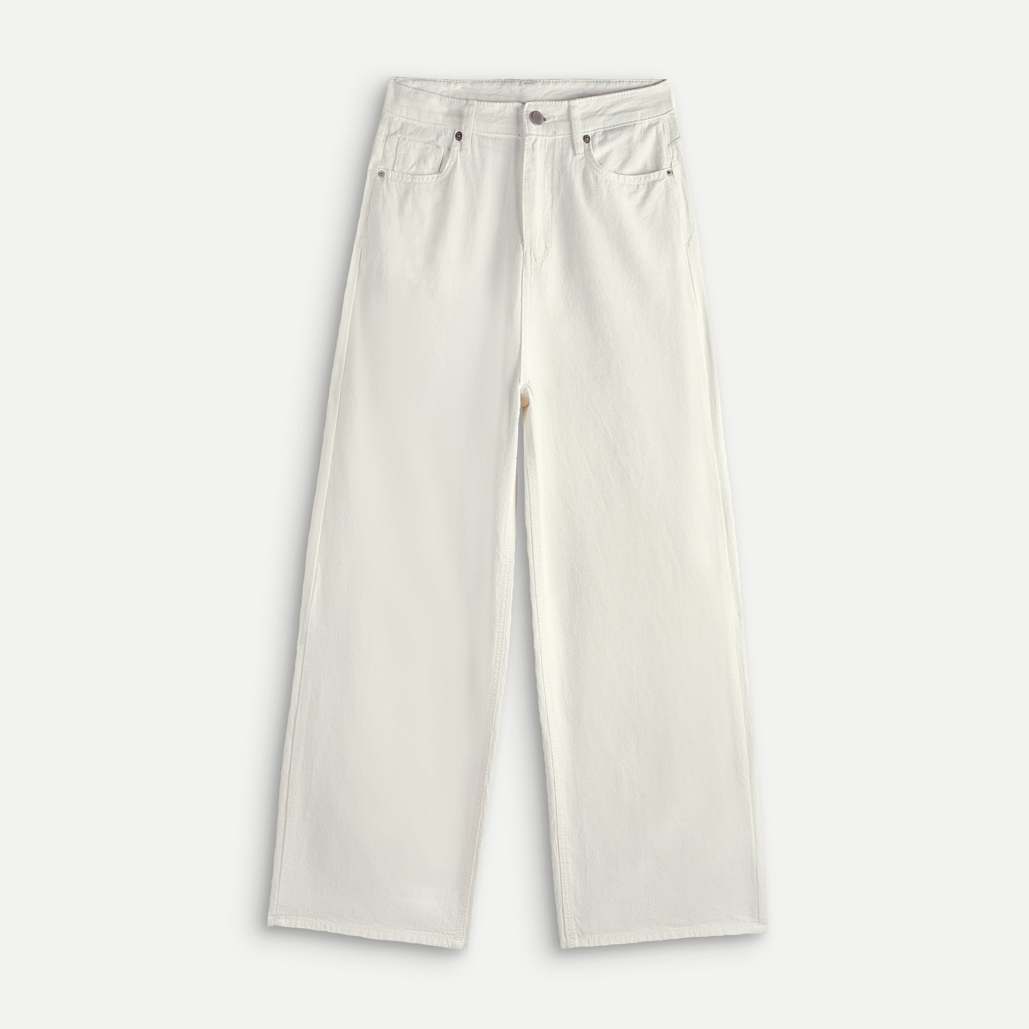 Cloud Ivory Wide Jeans