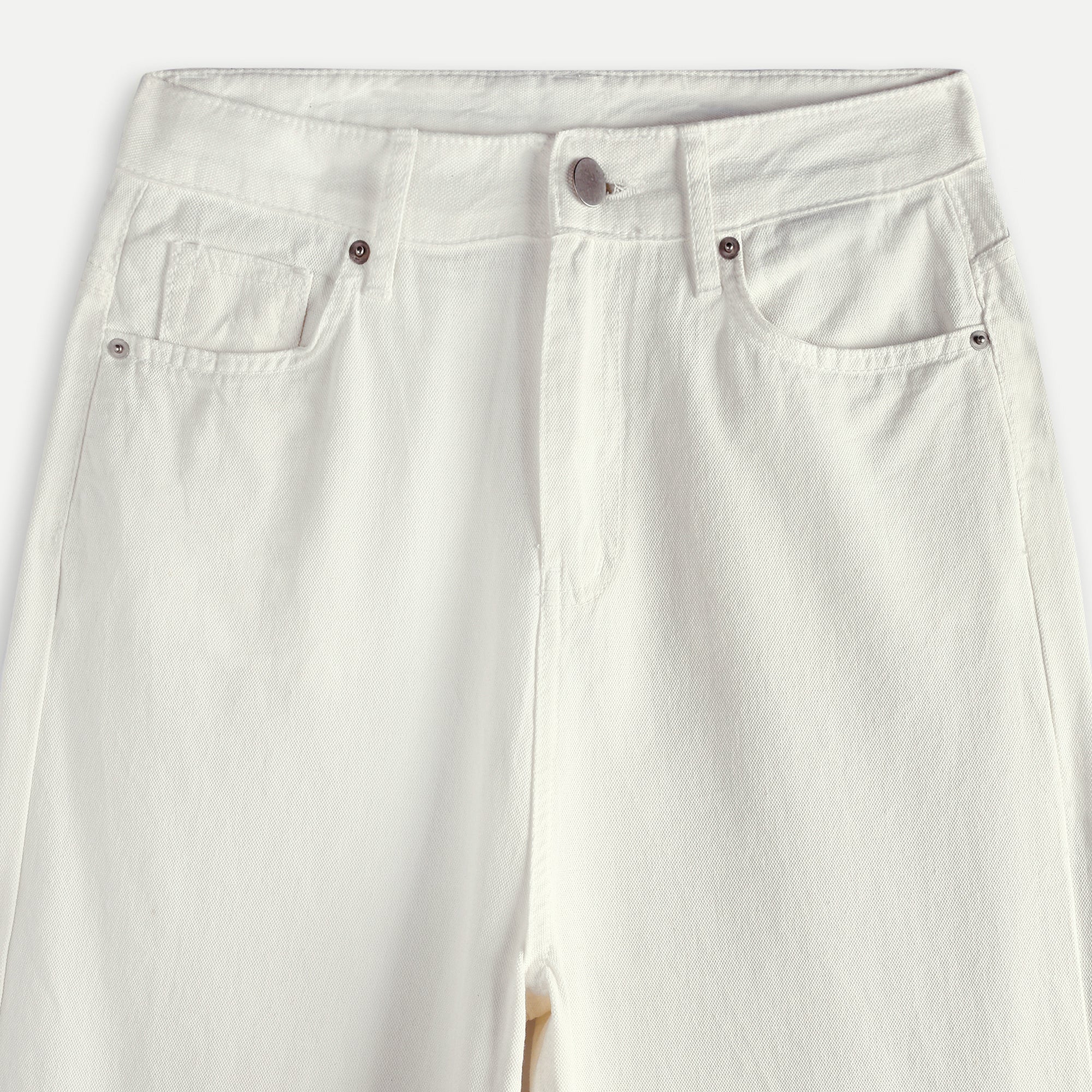 Cloud Ivory Wide Jeans