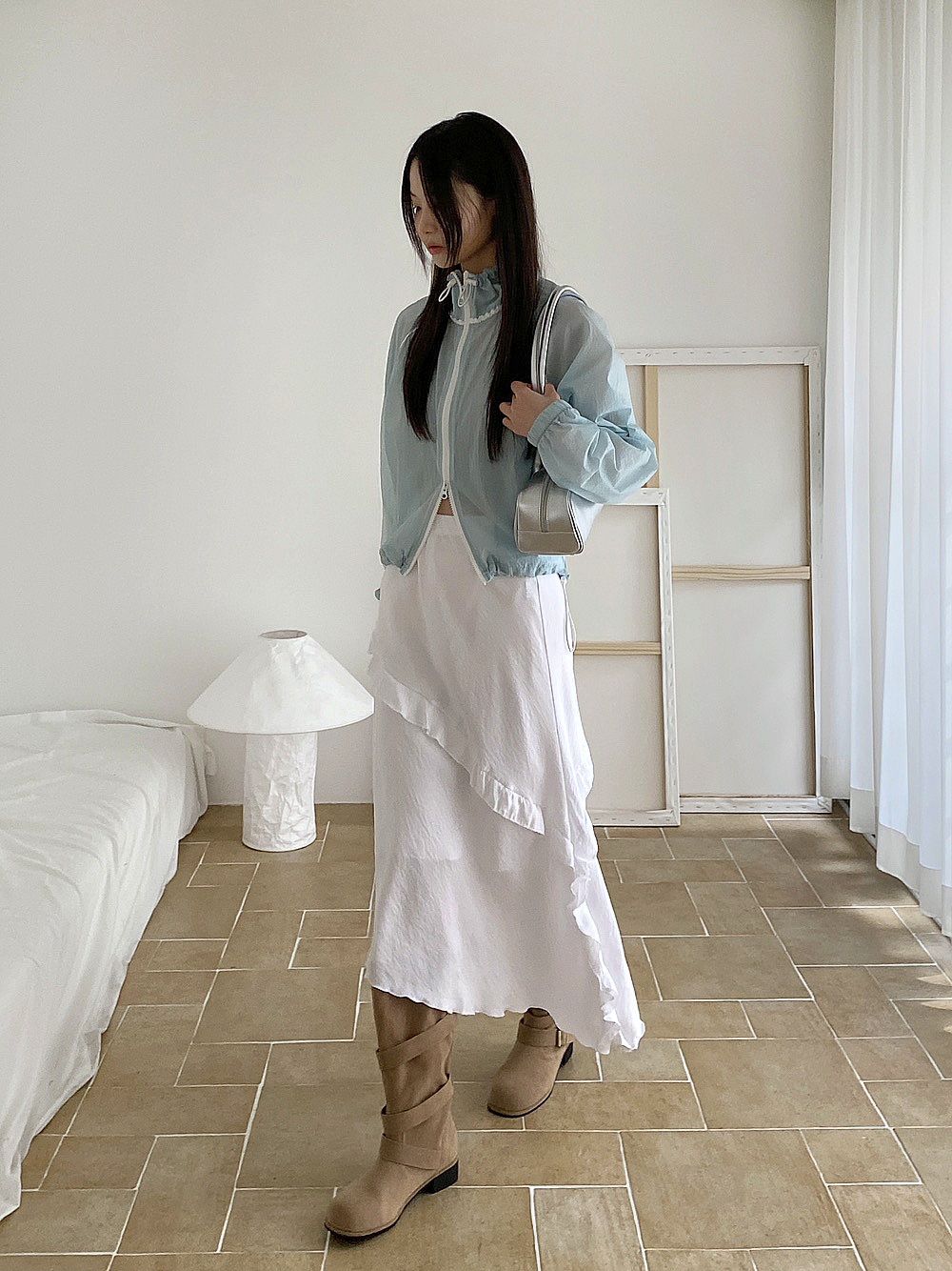 Layered Unbalance Skirt