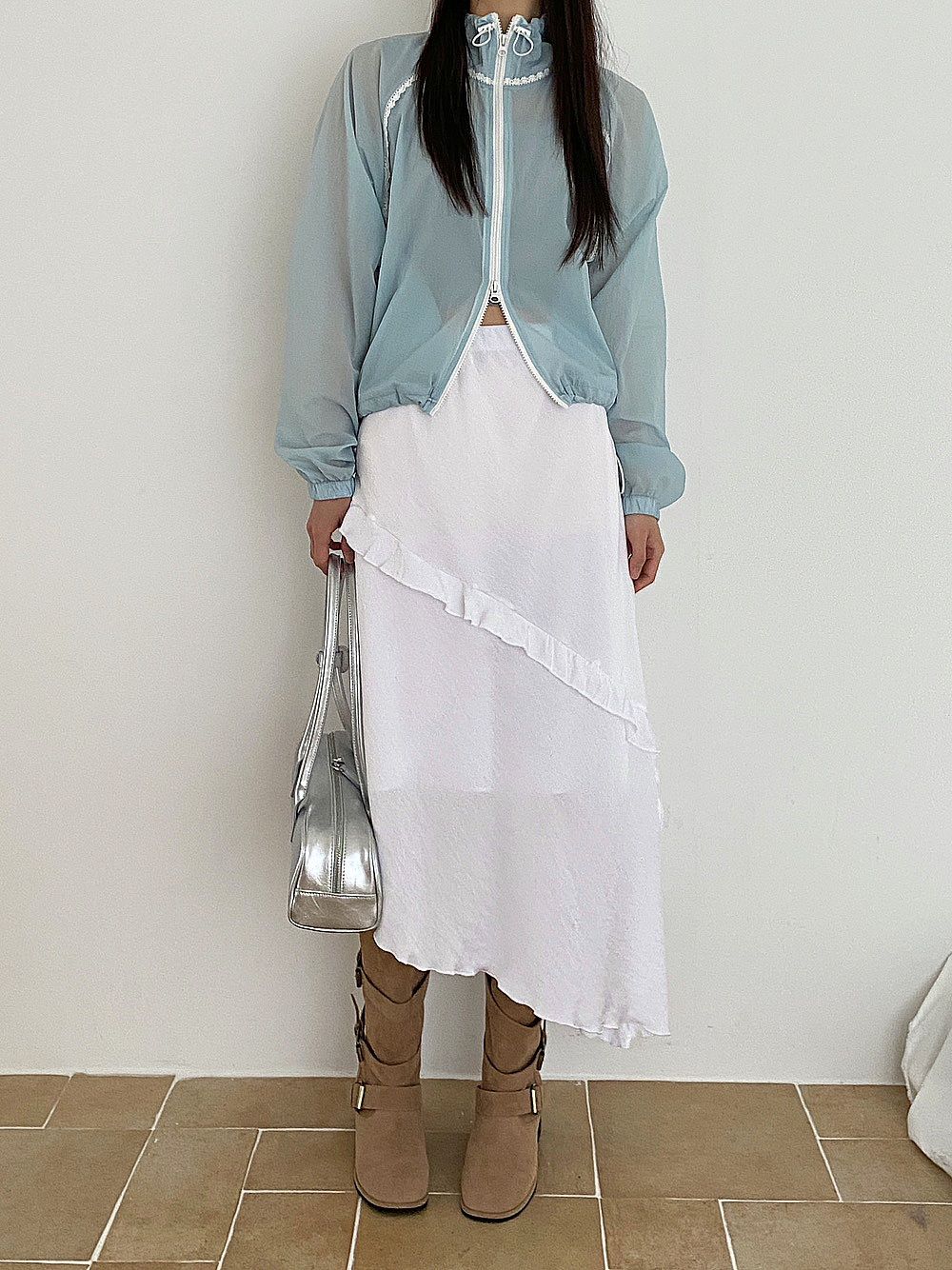 Layered Unbalance Skirt