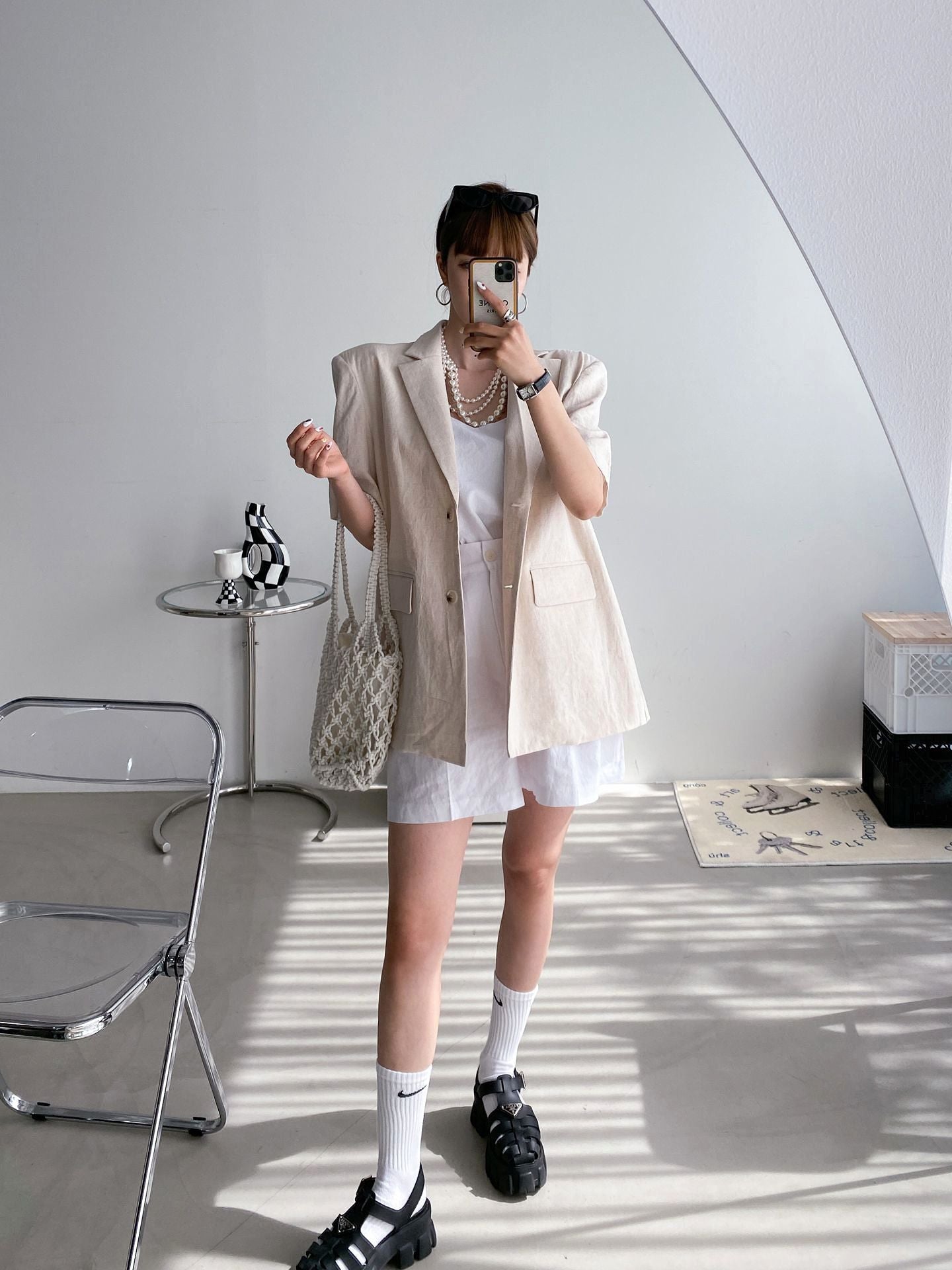 Linen Loose Fit Jacket