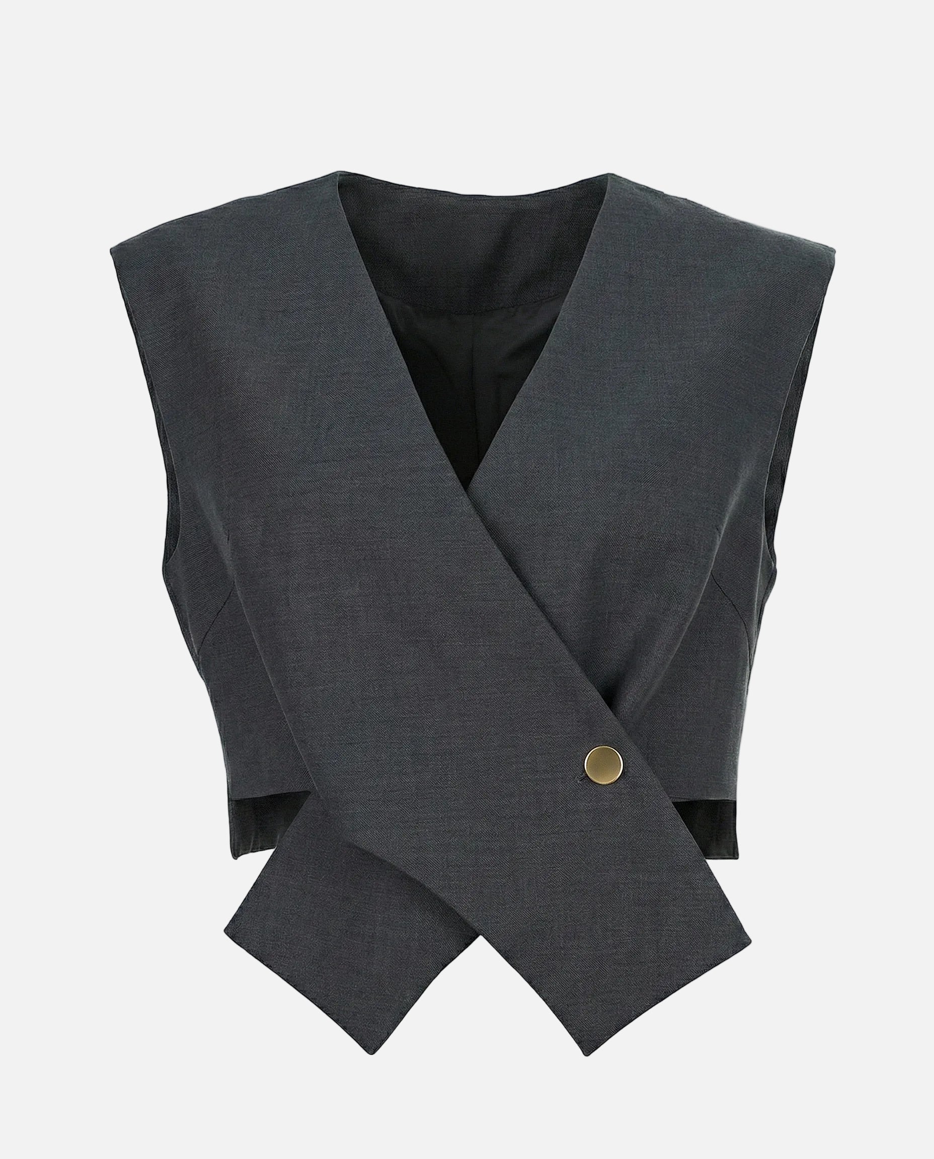 Button Vest Jacket
