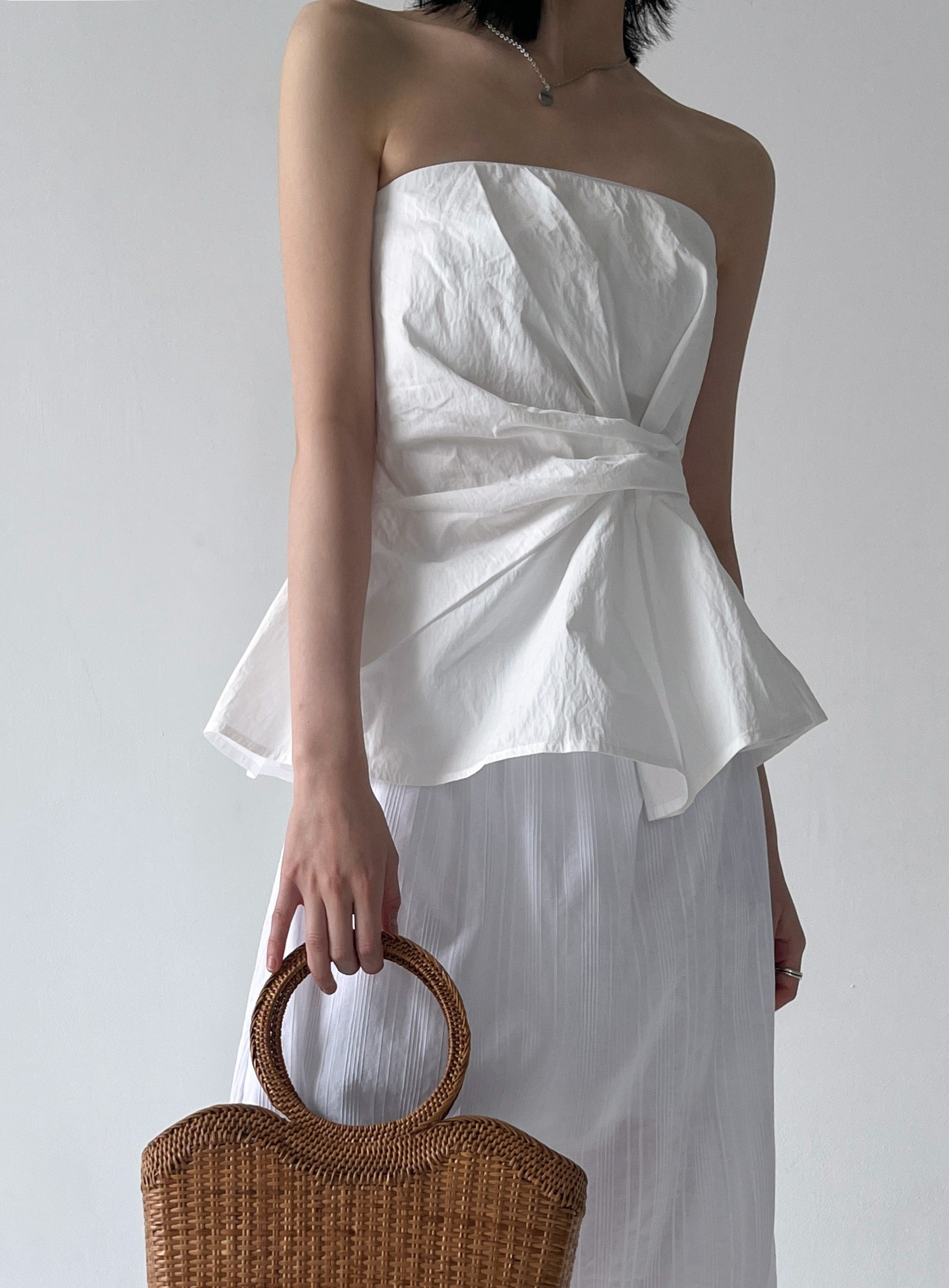 Peplum Sleeveless Top