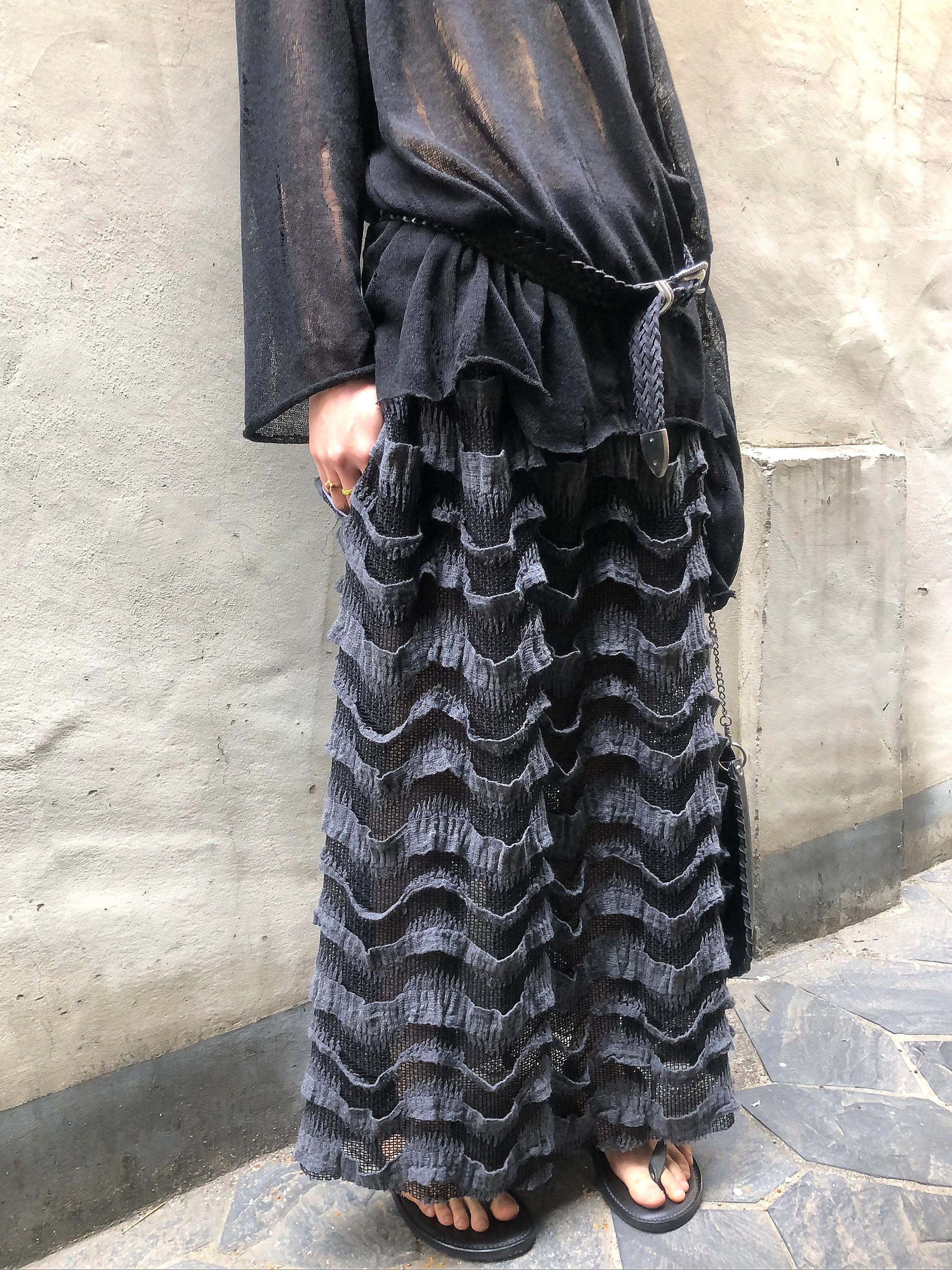 GIlly Layered Long Skirt