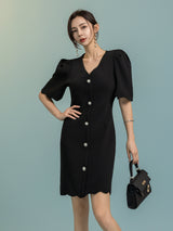 Ripple Short Dress
