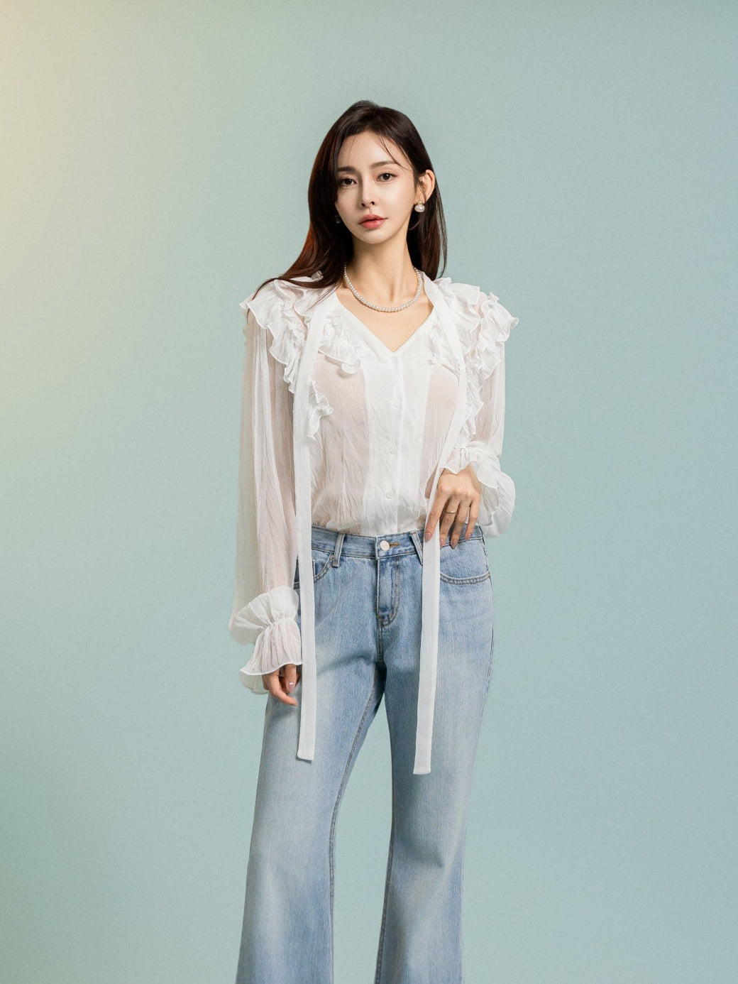 Seoul Frill Blouse