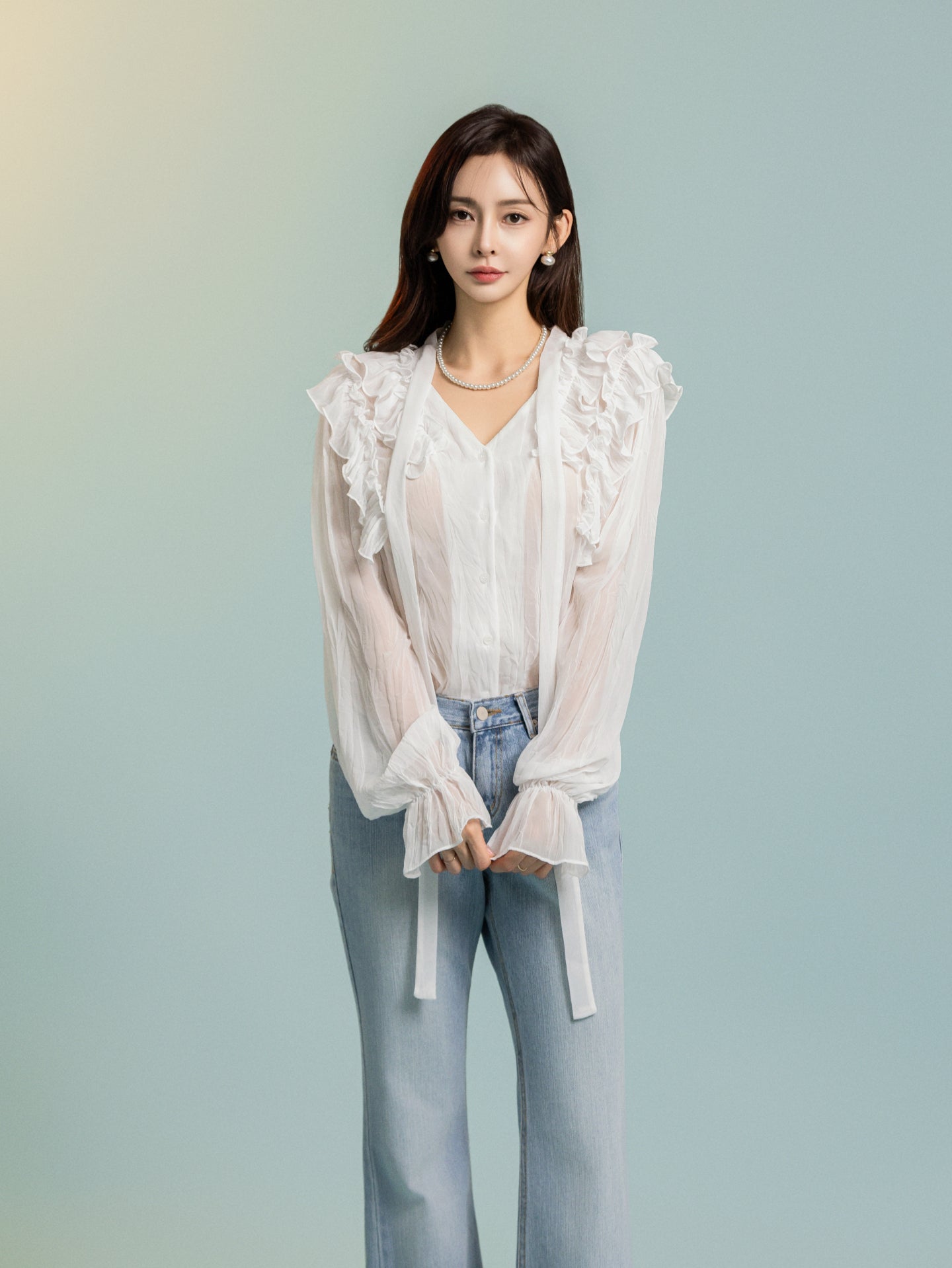 Seoul Frill Blouse