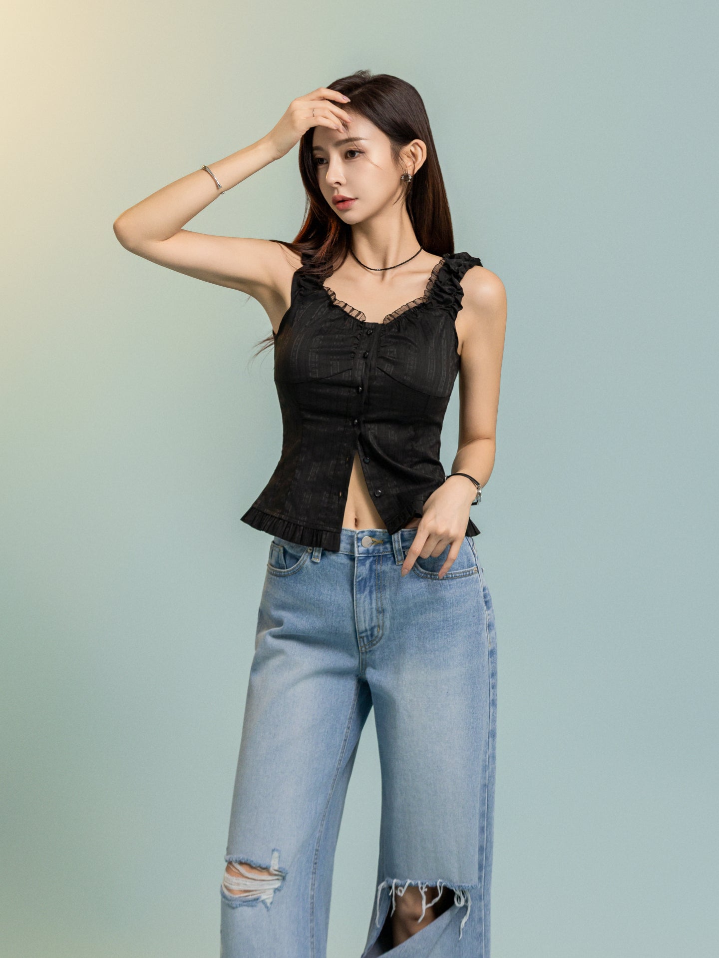 Wrinkled Sweetney Blouse