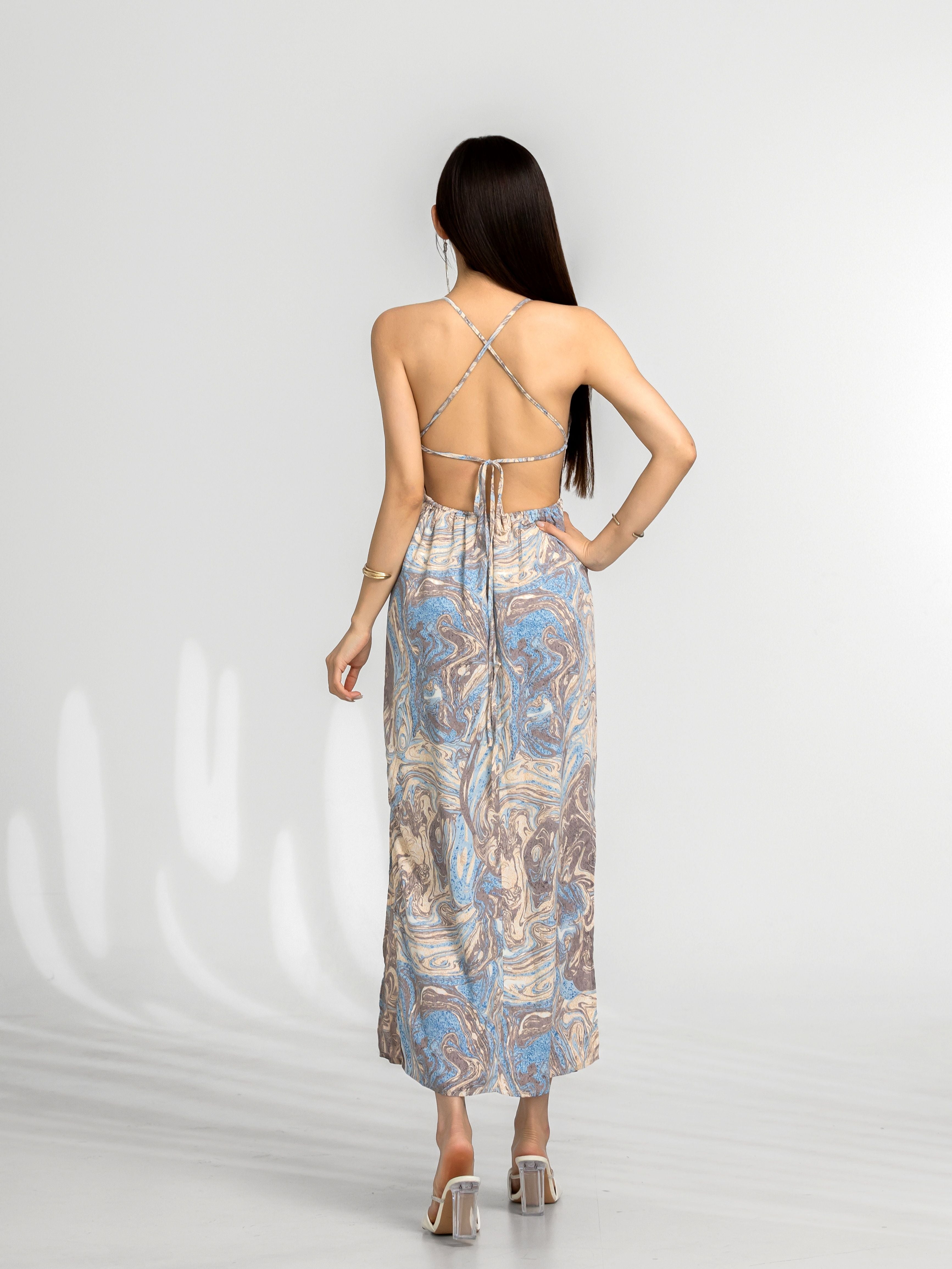 Marble String Dress