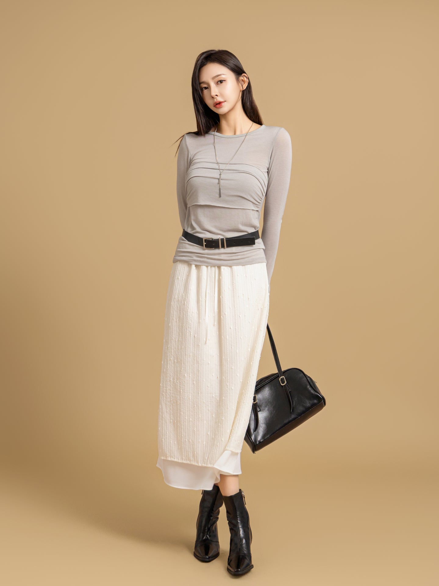 Nodule Midi Skirt