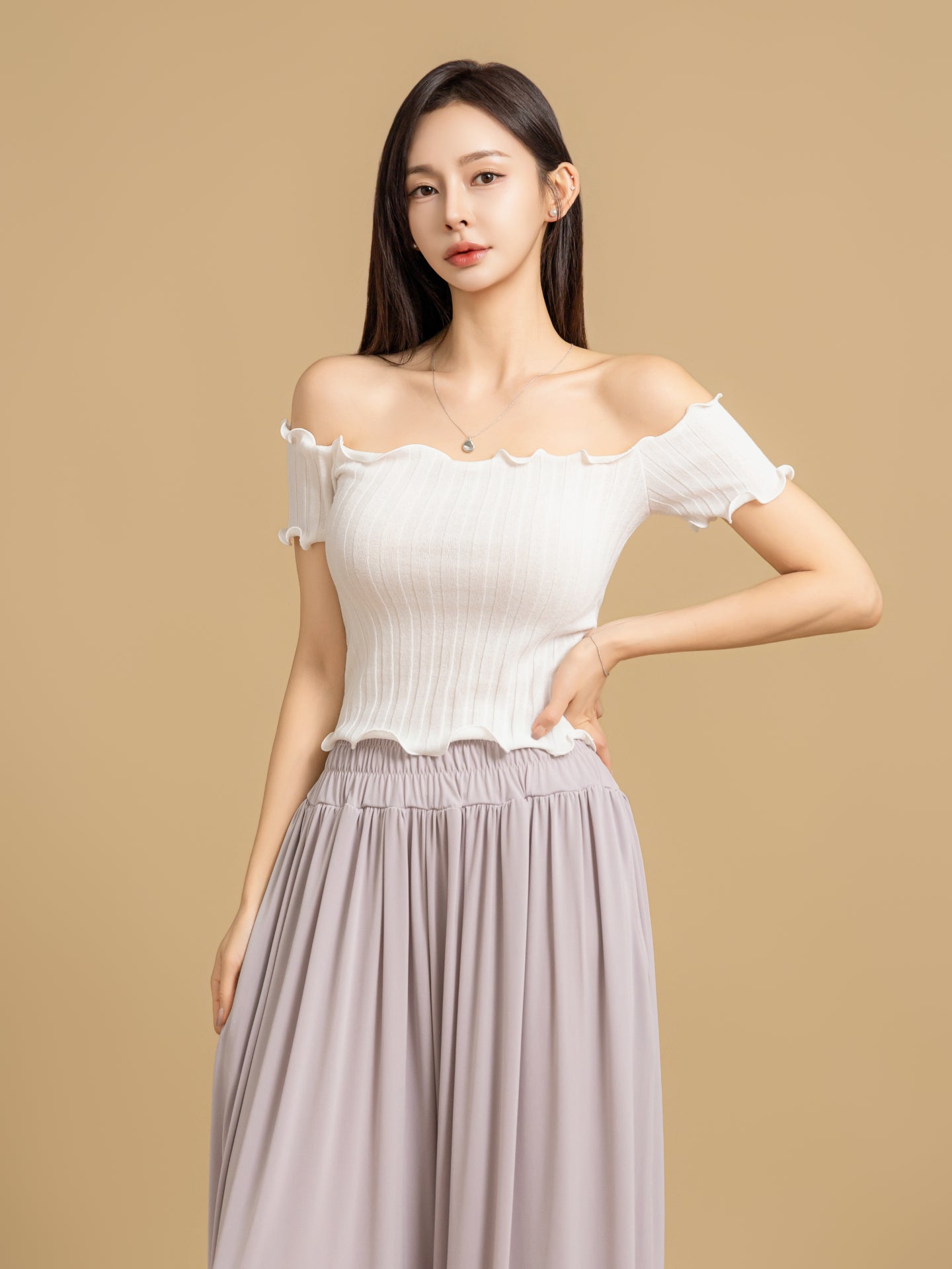 Rosé Flow Crop Top