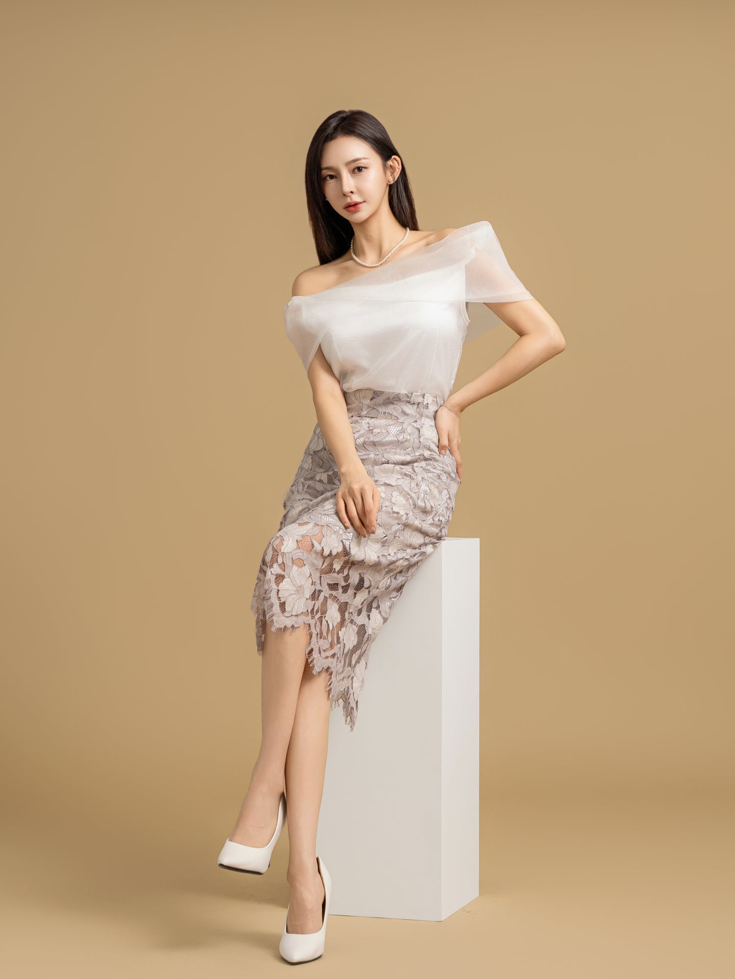 Flower Organza Blouse