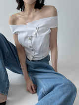 Deli Off Shoulder Top (White)