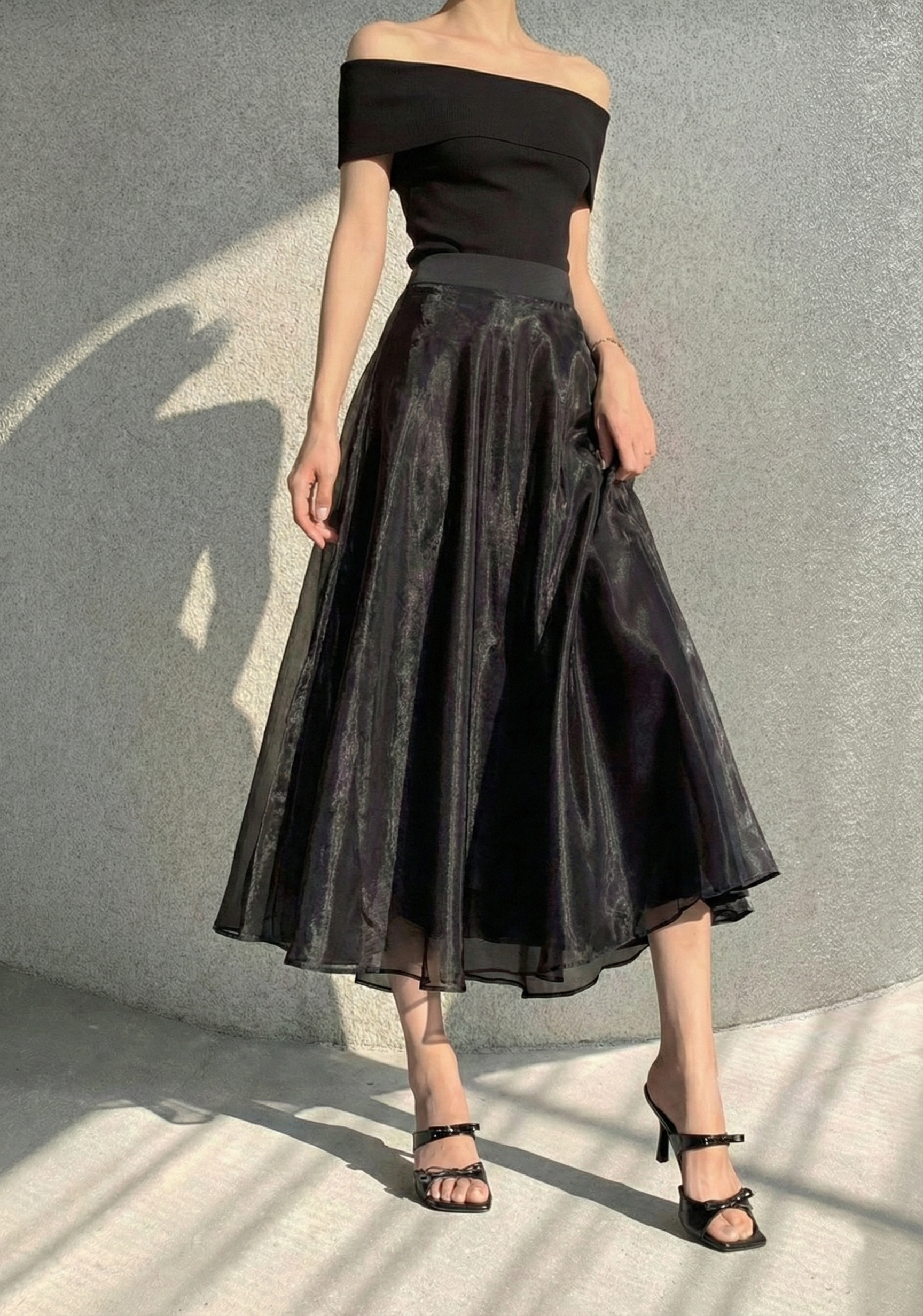 Tulle Lady Midi Skirt