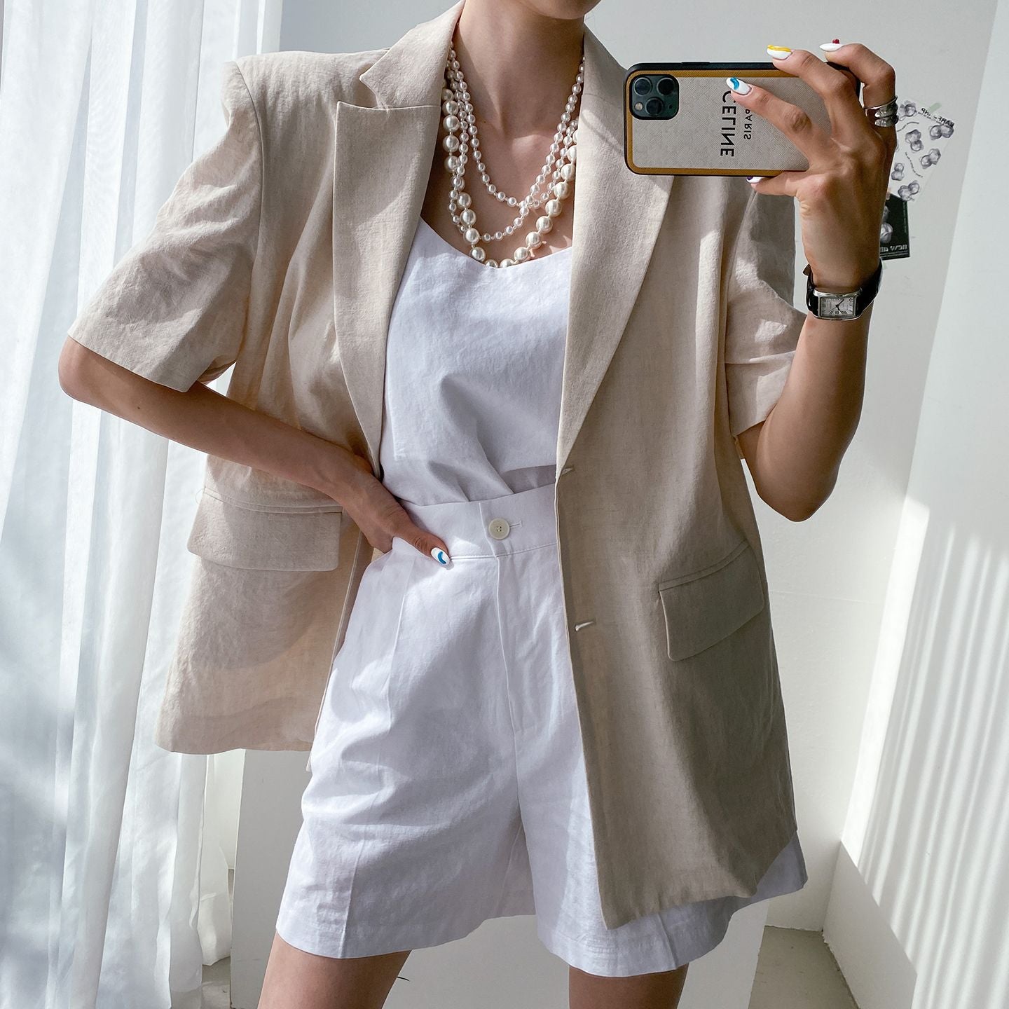 Linen Loose Fit Jacket